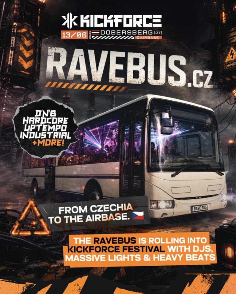 The RAVEBUS rolls into KICKFORCE Festival. ?