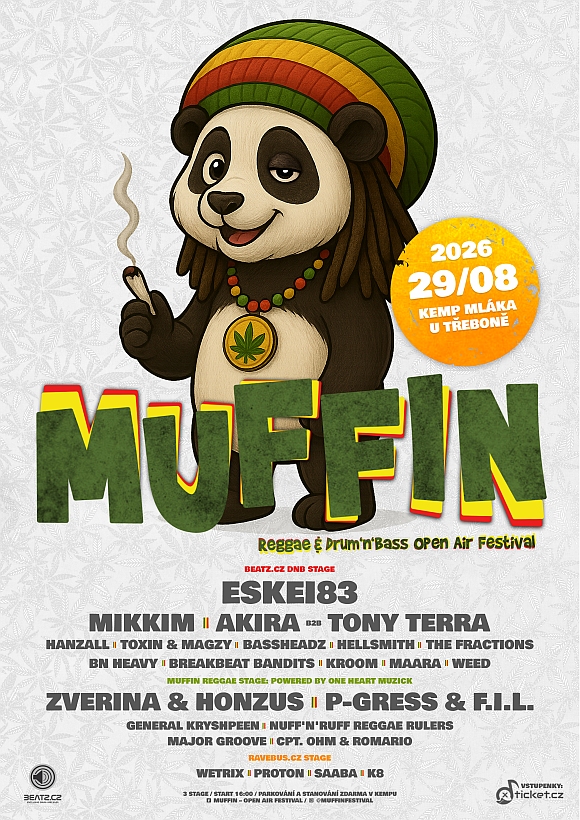 RAVEBUS jede na MUFFIN